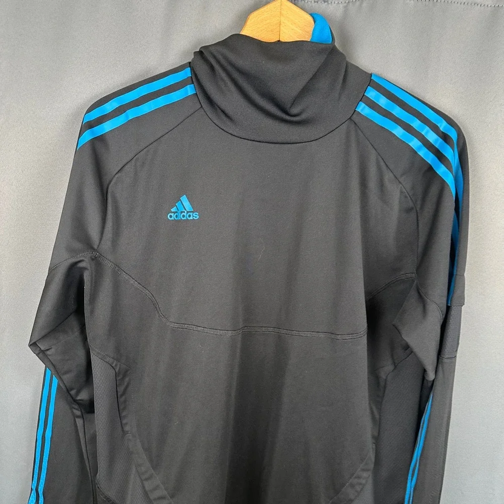 Adidas Predator Formotion Mens Black Blue Neon Yellow Soccer Training Top Medium